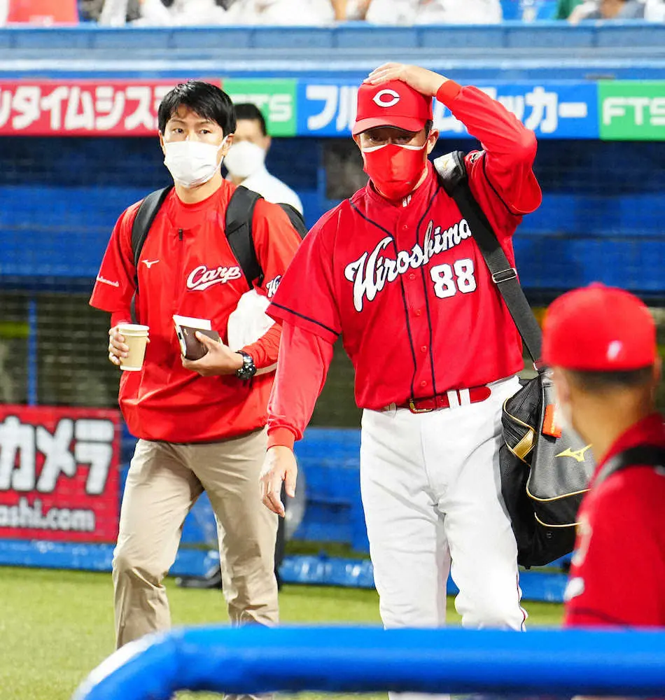 【画像・写真】広島、3連敗で今季ワースト借金3　龍馬離脱後の3番打者は打率・108…