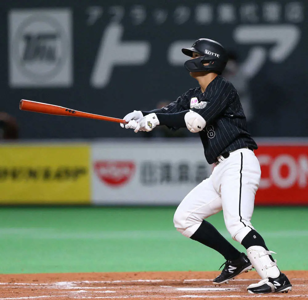 【画像・写真】ロッテが大逆転で4位浮上！奨吾が決勝二塁打、札幌出身・本前が地元で初白星