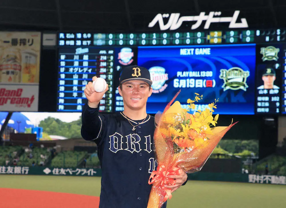 【画像・写真】念願のノーノー達成！オリ・由伸「すごい打たれる気がしていた」「若月さん信じて投げられました」