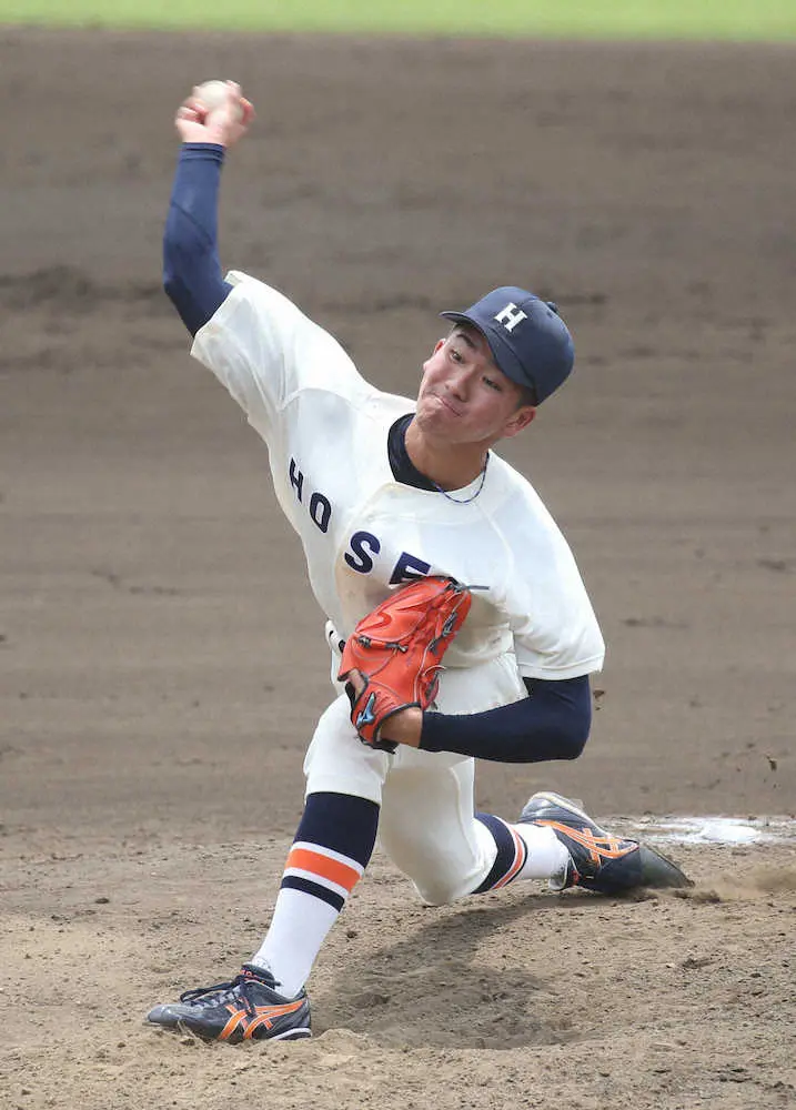 【画像・写真】衝撃の157キロ！　法大の2年生・篠木健太郎が150キロ超連発　大学代表入りに球威アピール