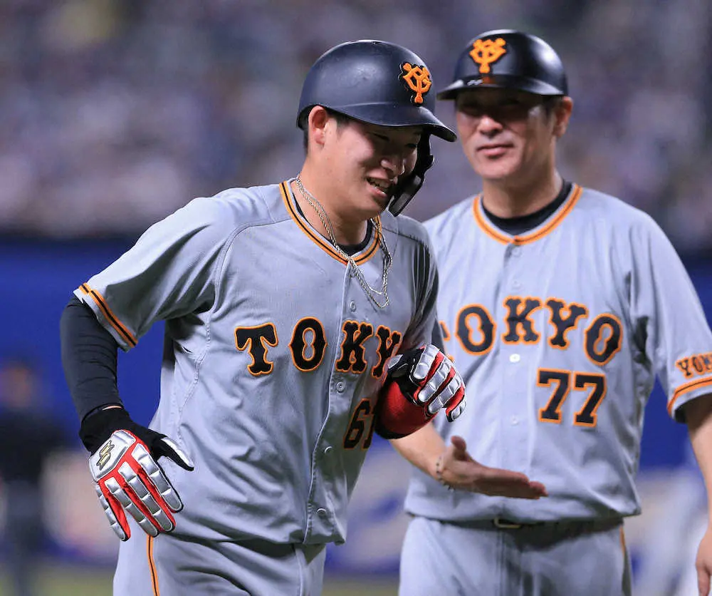 【画像・写真】巨人・増田陸　「父の日」に躍動　父の教え「負けるな」胸に2打点　得点圏打率・438