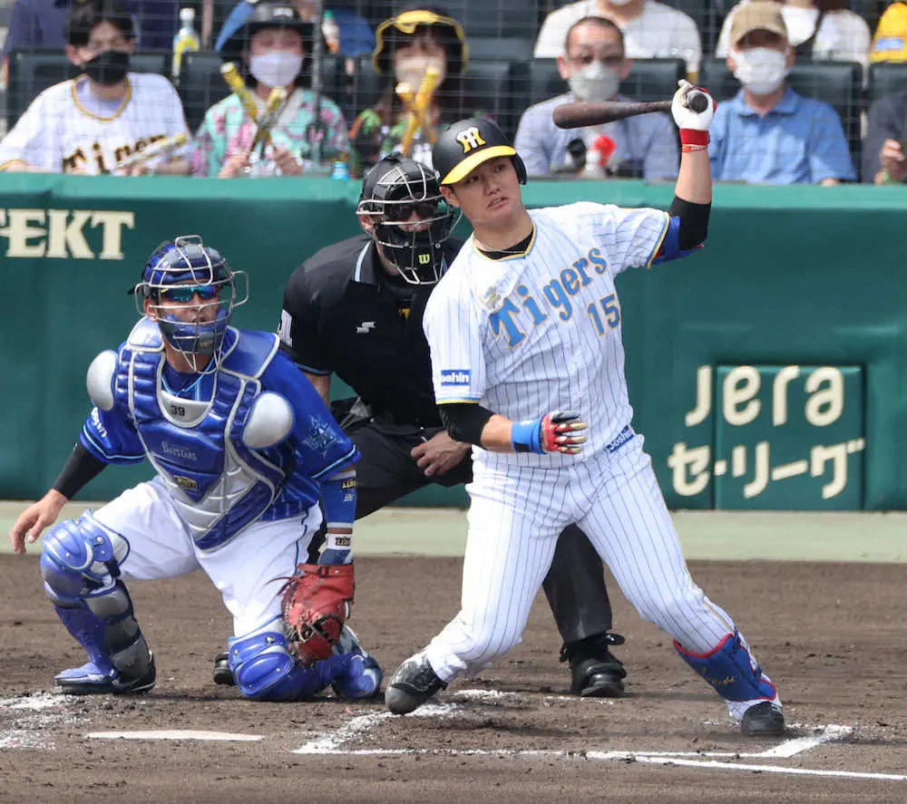 【画像・写真】阪神・西純　天国の父に白星贈れず　甲子園初安打初打点となる先制二塁打も3回1/3KO