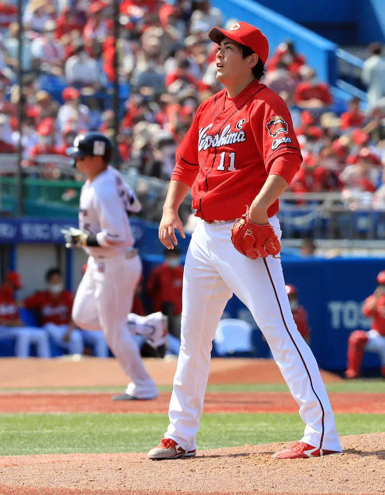 【画像・写真】九里でも流れ変えられず広島今季初5連敗…ヤクルトに3戦25失点　最短22日にも自力優勝消滅