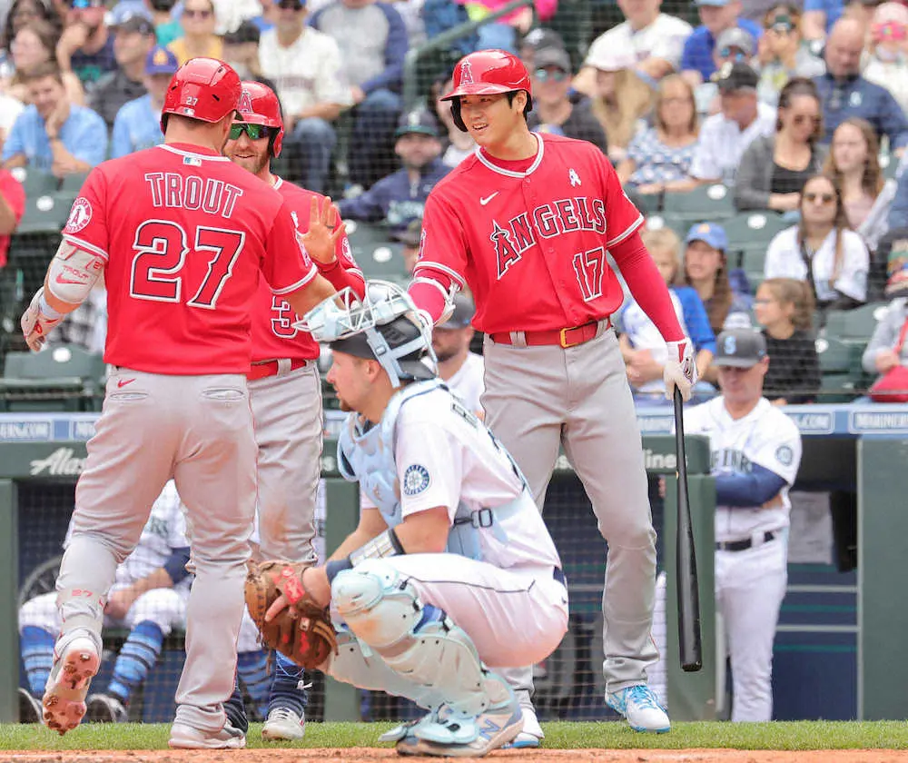 【画像・写真】大谷出場のマリナーズ戦　火災警報サイレン鳴りやまず一時中断のアクシデント、大谷は3打席凡退