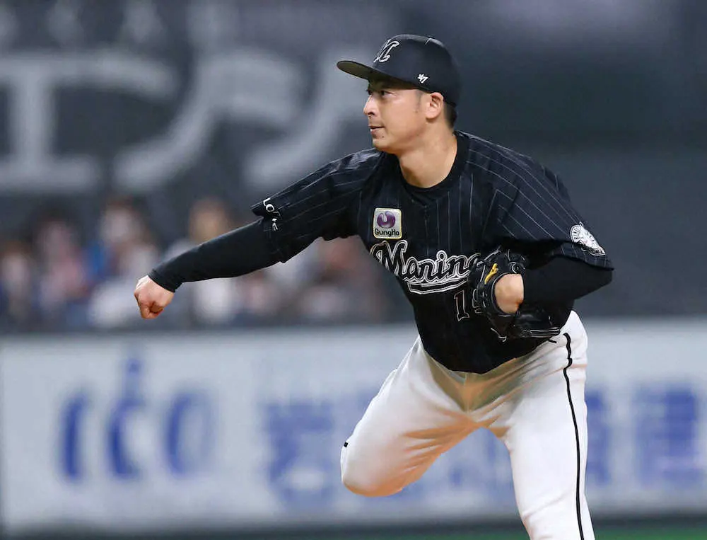 【画像・写真】ロッテ・美馬　父の日に5回1失点好投で4勝目、愛息からの動画に感謝「マウンドで気持ちも入った」