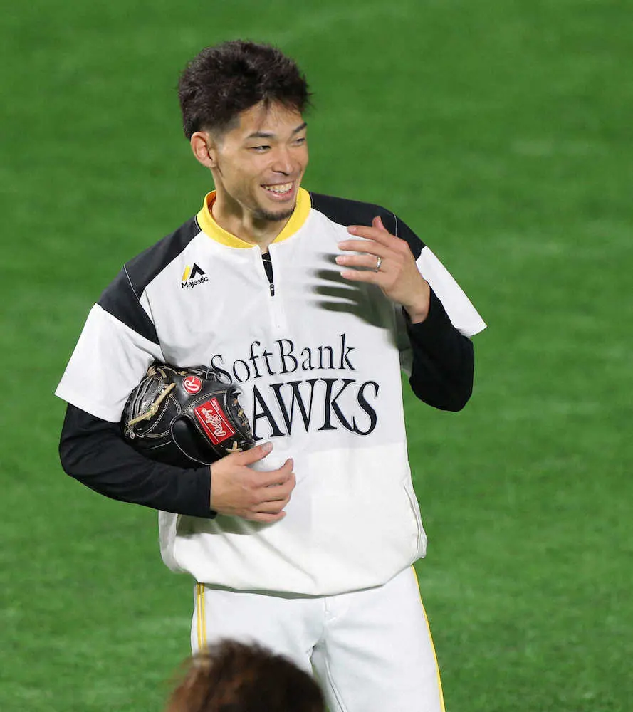 【画像・写真】ソフトB・又吉　球宴選出へ清き1票お願い　第2戦の松山は独立L香川時代の「思い出の球場です」