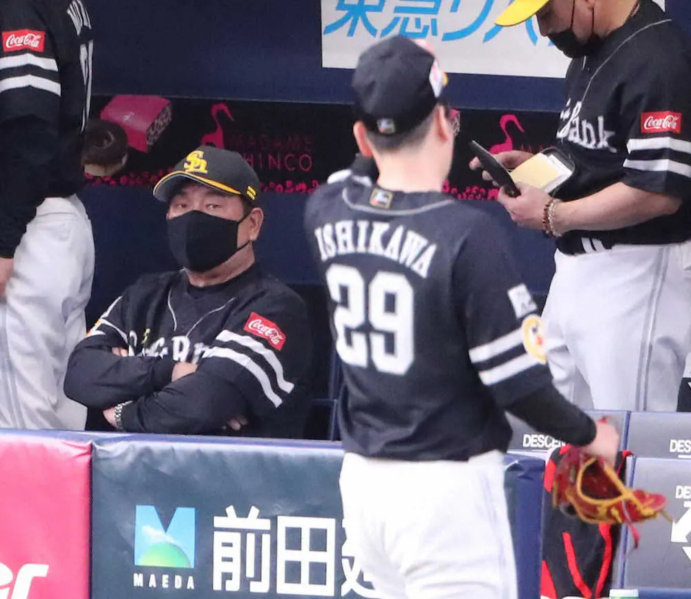 【画像・写真】ソフトバンク石川　17年7月からのオリックス戦連勝9でストップ　7回に痛恨被弾「申し訳ない」