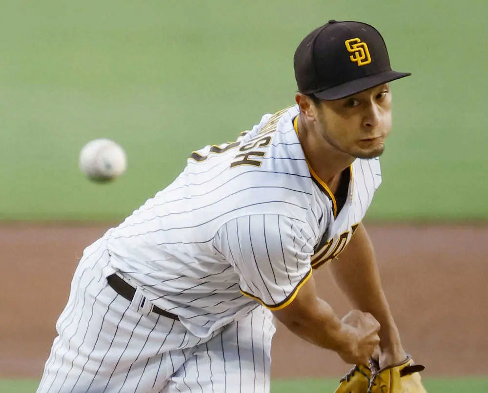 【画像・写真】パドレス・ダルビッシュ　立ち上がり33球大荒れも　新スタイルで7回1失点7勝目