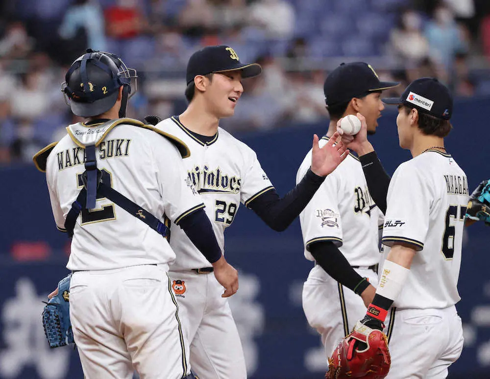 【画像・写真】オリ・田嶋　2年ぶり2度目完封で3勝「複数回できるように」