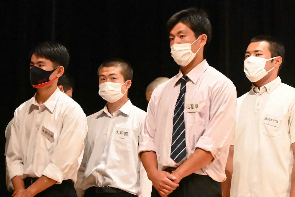 【画像・写真】岩手抽選　優勝候補は佐々木麟太郎擁する花巻東、夏連覇狙う盛岡大付　盛岡中央の剛腕、大船渡にも注目