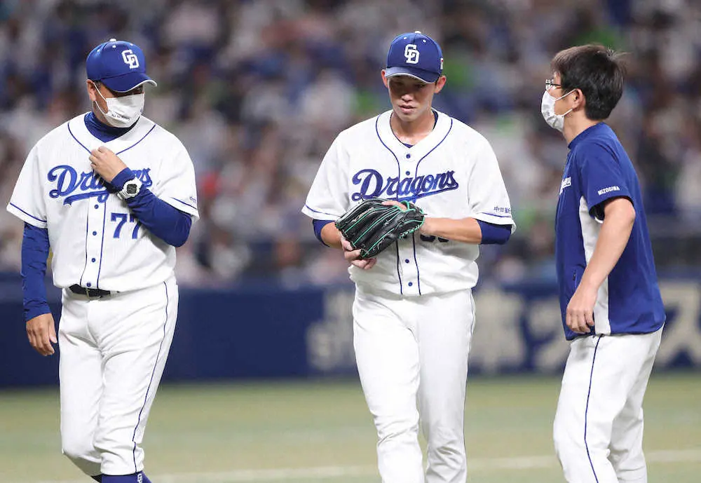 【画像・写真】中日マズい　負ければ自力V消滅の危機で投手陣踏ん張れず…岡野4失点降板、山本も山田に痛打　