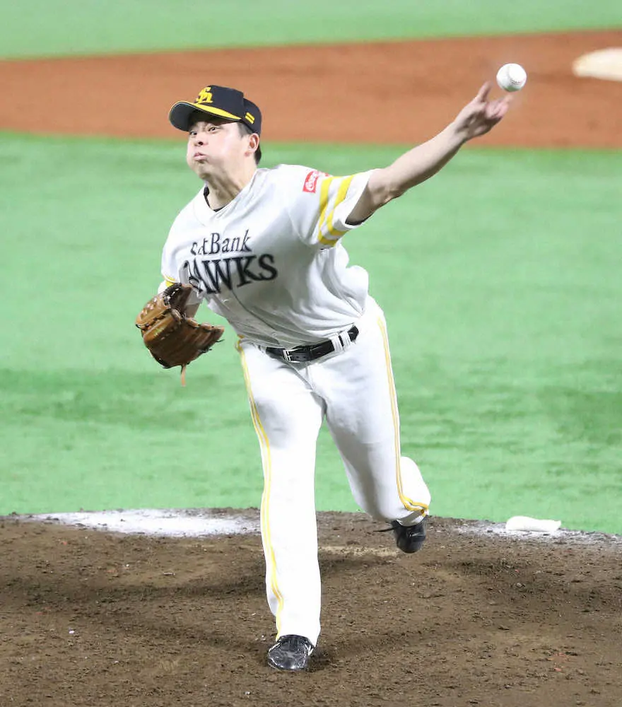 【画像・写真】ソフトB・大関　練習はいつも最後のマイペース　何事にも流されない強み