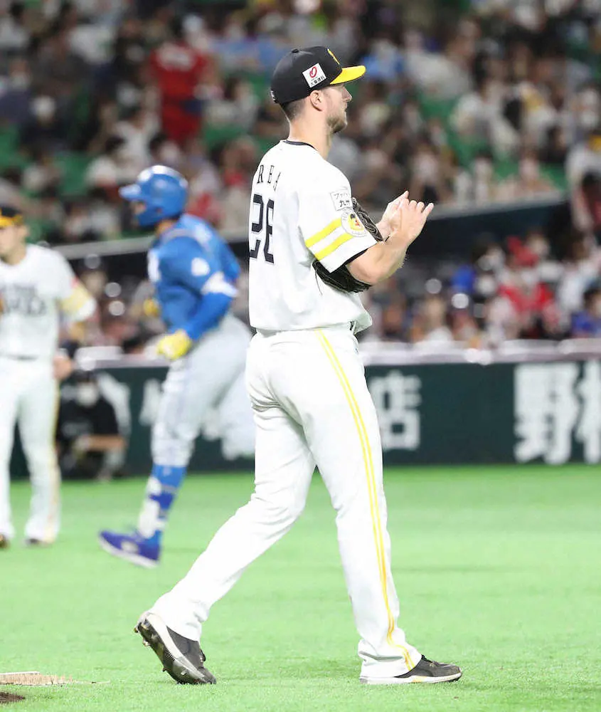 【画像・写真】ソフトB・レイ　痛恨被弾で本拠ゼロ行進ストップ　「投球リズム」を反省