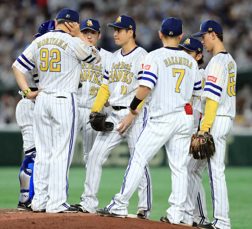 【画像・写真】コロナ禍ソフトバンク　和田の代役先発・大竹耕「申し訳ない」今季初登板も5回途中4失点KO