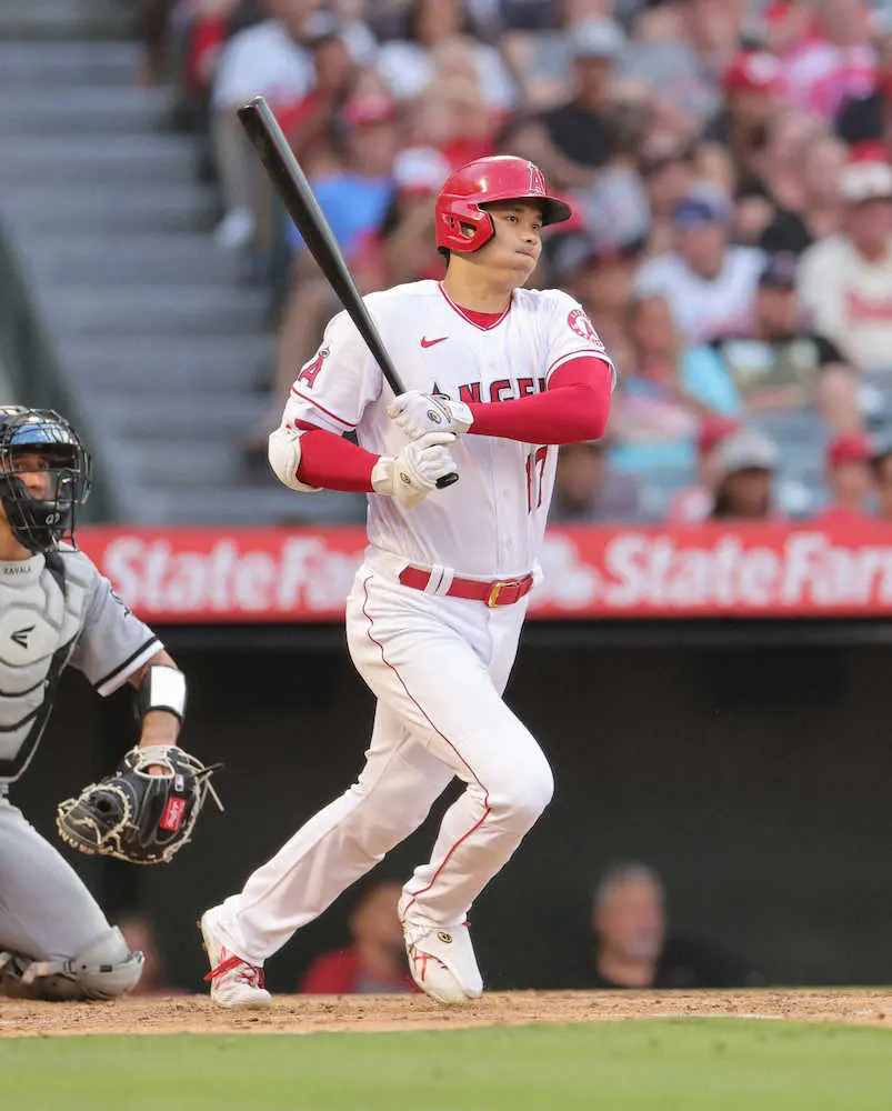 【画像・写真】大谷翔平　2試合ぶり安打　前日乱闘でネビン監督代行ら出場停止処分　「代行の代行」指揮の緊急事態