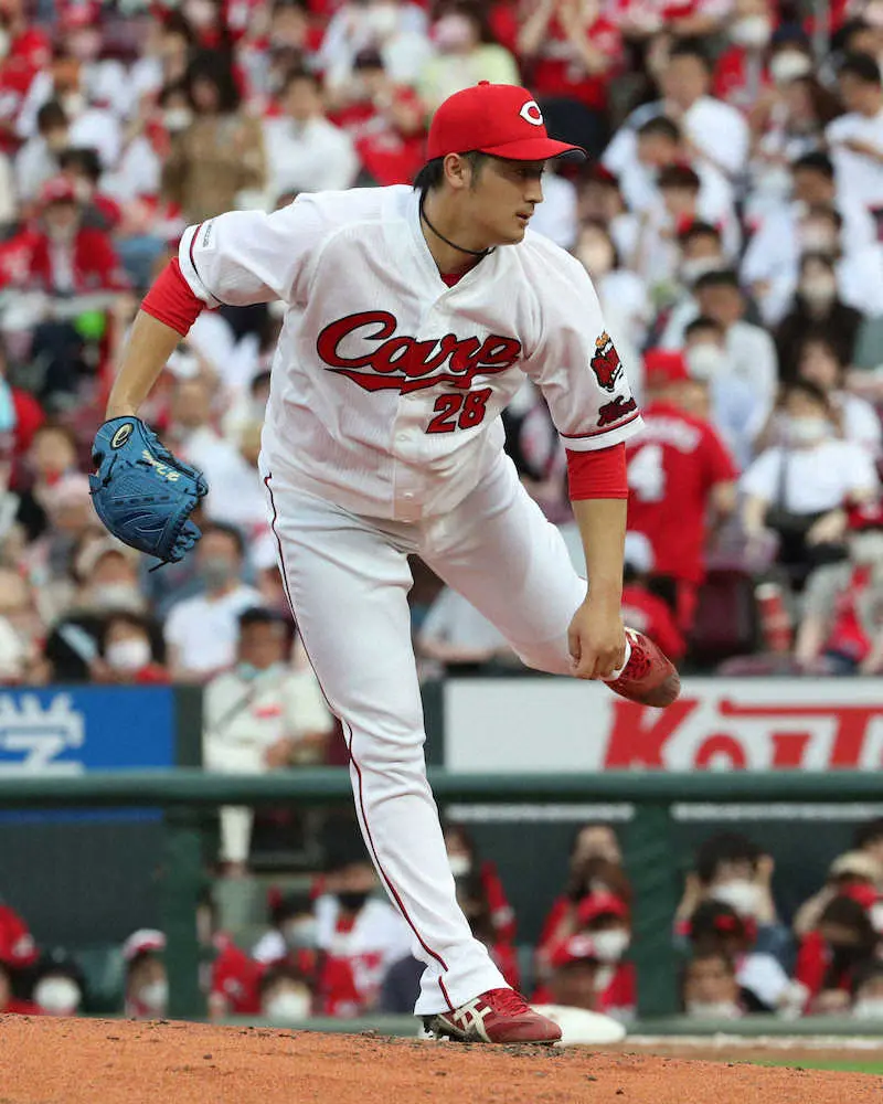 【画像・写真】“最後の砦”広島　首位独走ヤクルトから先制　史上最速優勝M点灯を阻止できるか