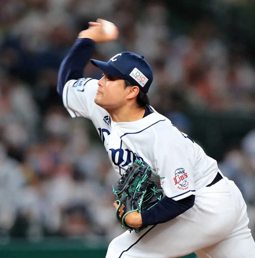 【画像・写真】西武・松本　6回2失点　5勝目の権利持って降板　前回は8回2死まで無安打快投