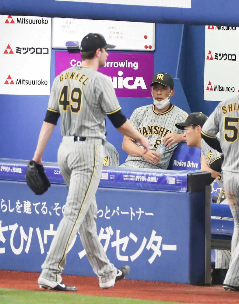 【画像・写真】阪神連敗…5位・DeNAと0・5差に　佐藤輝先制打もガンケル粘れず4失点