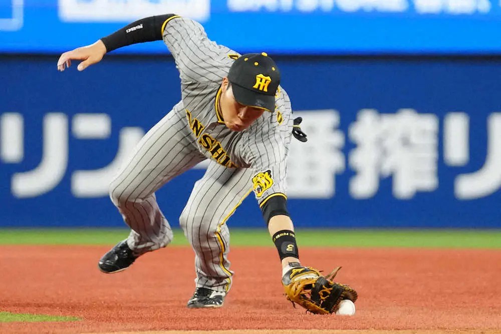 【画像・写真】7試合アーチなし　阪神・大山、残り1戦で偉業達成なるか　球団日本人最多月間本塁打まであと1