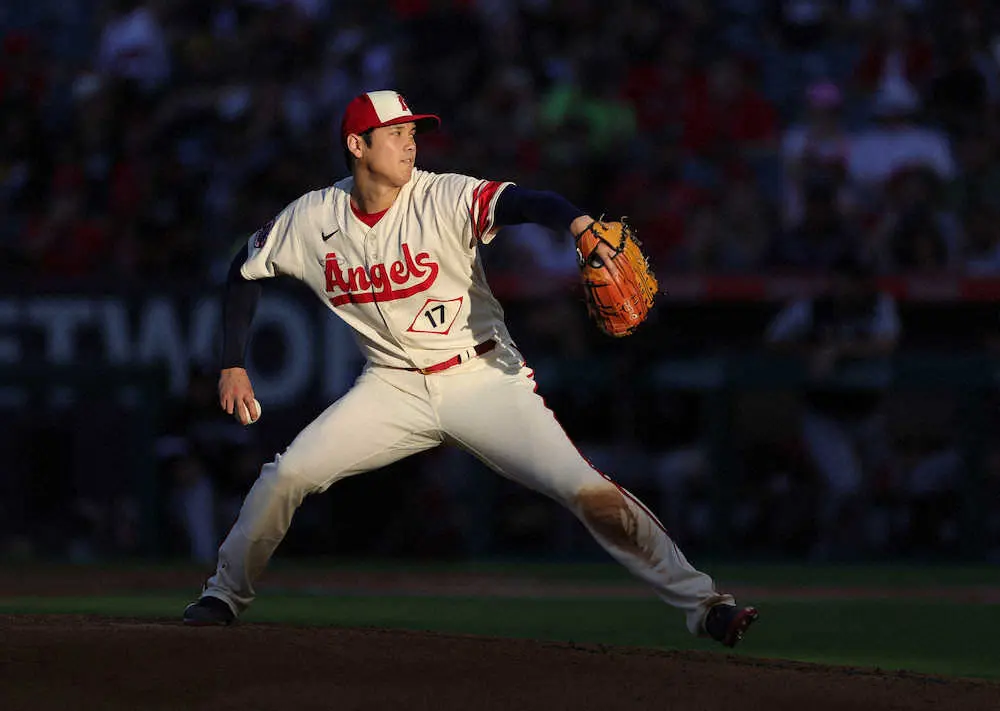 【画像・写真】大谷翔平　5回2／3、毎回11K無失点で7勝目の権利持ち降板！21イニング2／3連続無失点
