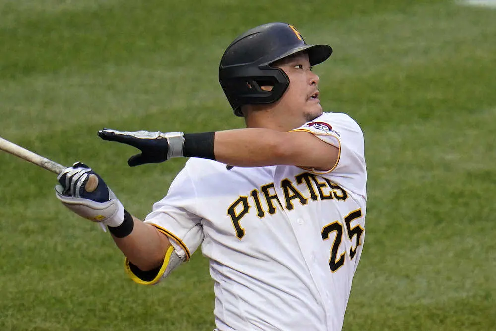 パイレーツ筒香 42日ぶりメジャー復帰戦で安打 ヤンキース タイヨンから中前打 スポニチ Sponichi Annex 野球