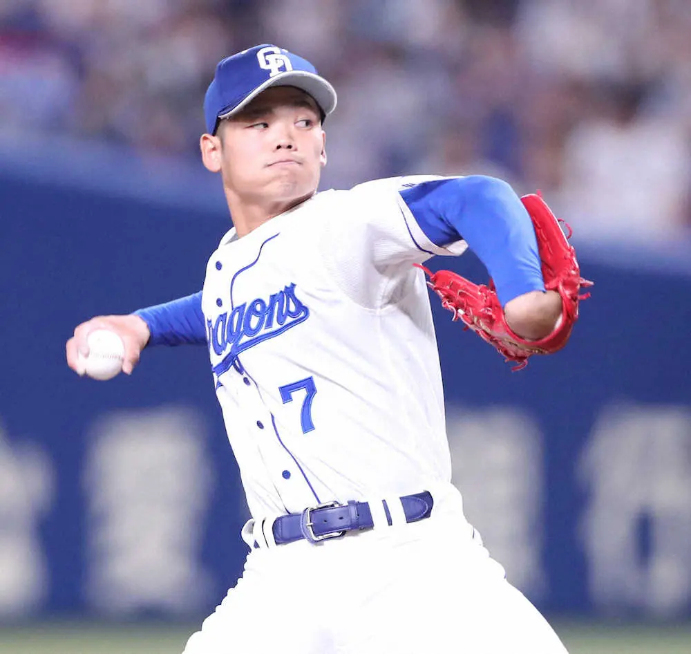 【画像・写真】中日・根尾　初の連投で盗塁許し暴投も記録　課題残す内容にも立浪監督「ドンドン使っていきたい」