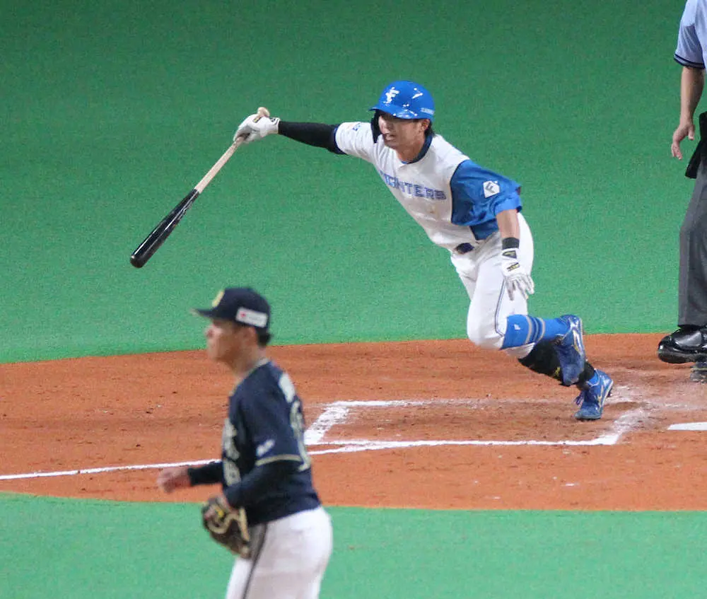 【画像・写真】日本ハム・上川畑　代打で2点二塁打！新庄監督「よく打ちますね。僕なら4三振」