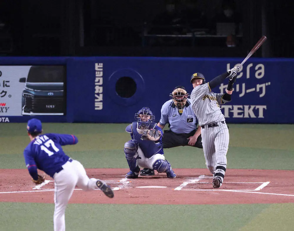 【画像・写真】阪神・大山、通算100号!「支えてもらった方々に感謝」11試合ぶり待望弾でメモリアル到達