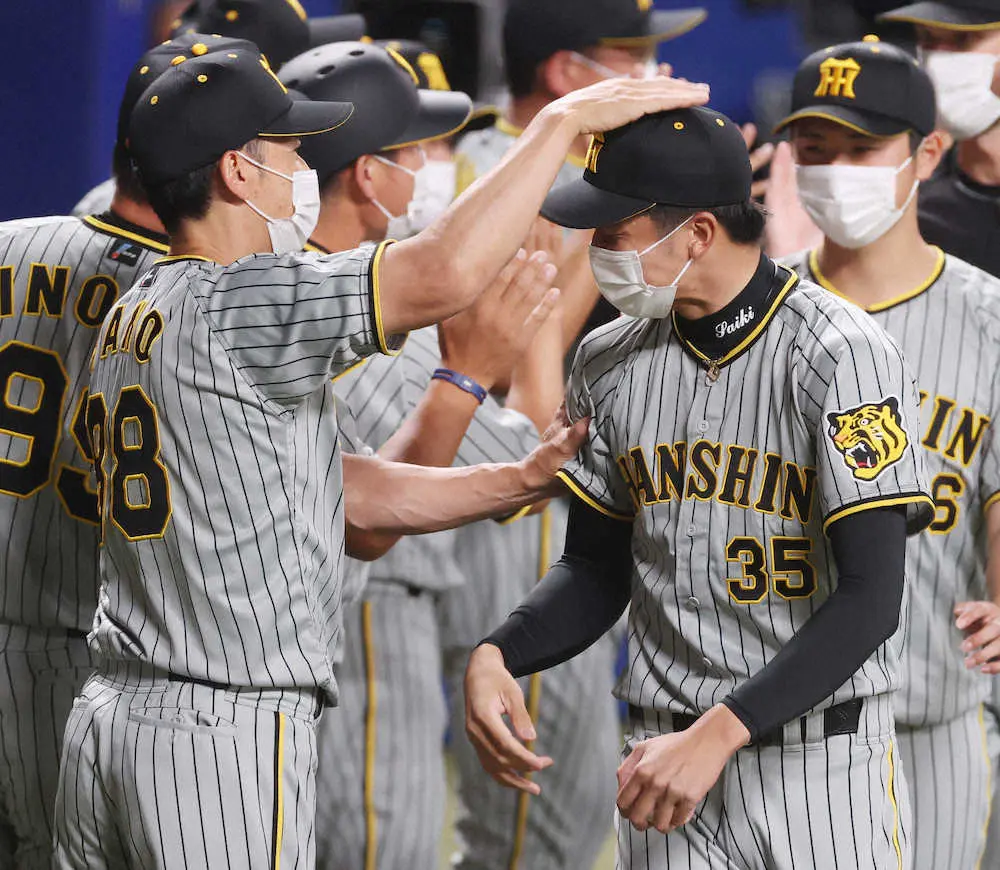 【画像・写真】阪神・矢野監督　才木の復活勝利に「気持ちがたかぶるところをコントロールし、うまくボールに伝えていた」