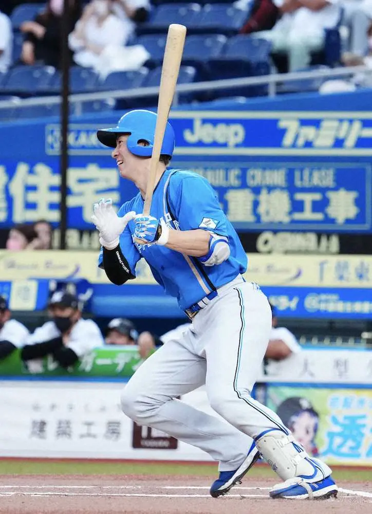 【画像・写真】日本ハム・松本剛、野村が球宴初選出　松本剛「凄く光栄」野村「わくわくできるようなスイングを」