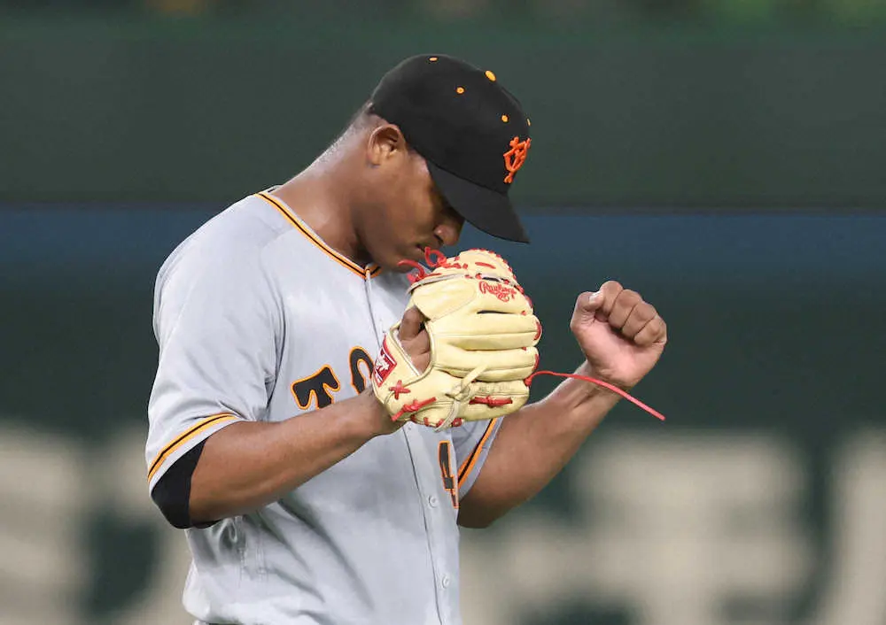【画像・写真】巨人メルセデス　1カ月ぶり6勝目の権利を持って降板も…　6回6安打1失点
