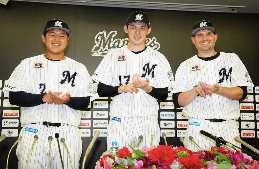 【画像・写真】ロッテ・レアード「朗希に寿司を食べさせたい」　昨年は球宴初アーチでマッチに握る