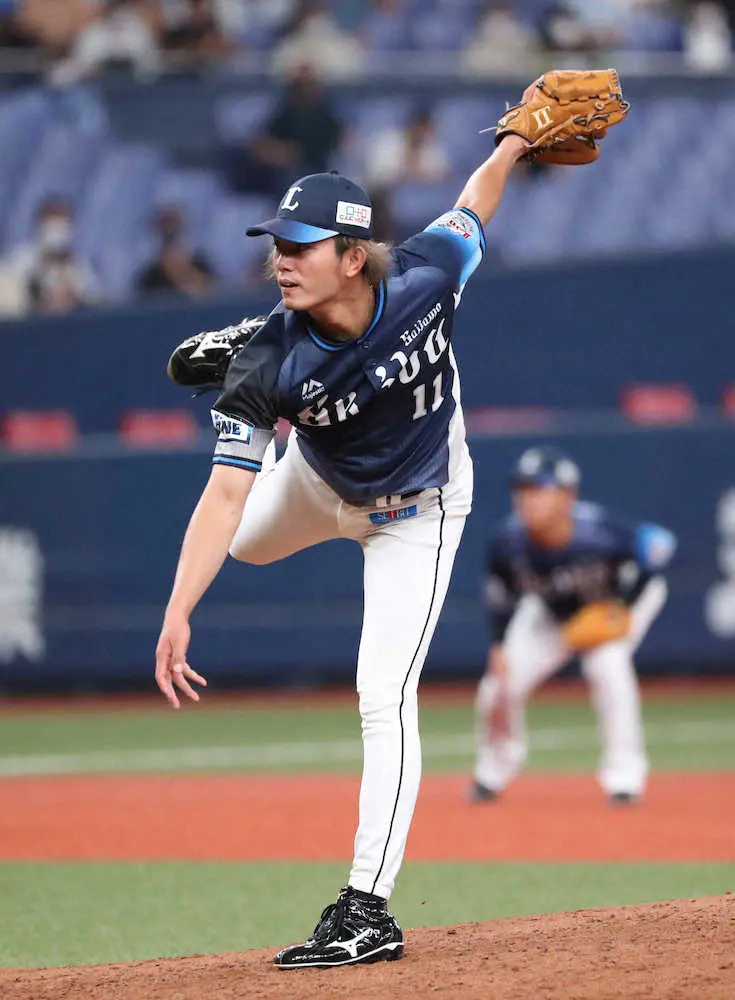 【画像・写真】西武・今井　今季初登板は6回3失点で白星ならず　計5四球で「初回、力任せに投げてしまいました」