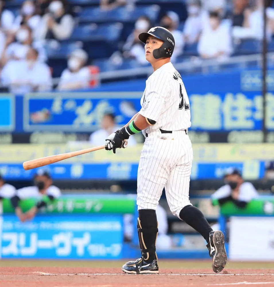 【画像・写真】ロッテ山口が4年目で自身初の2戦連発！　「素直にうれしい」