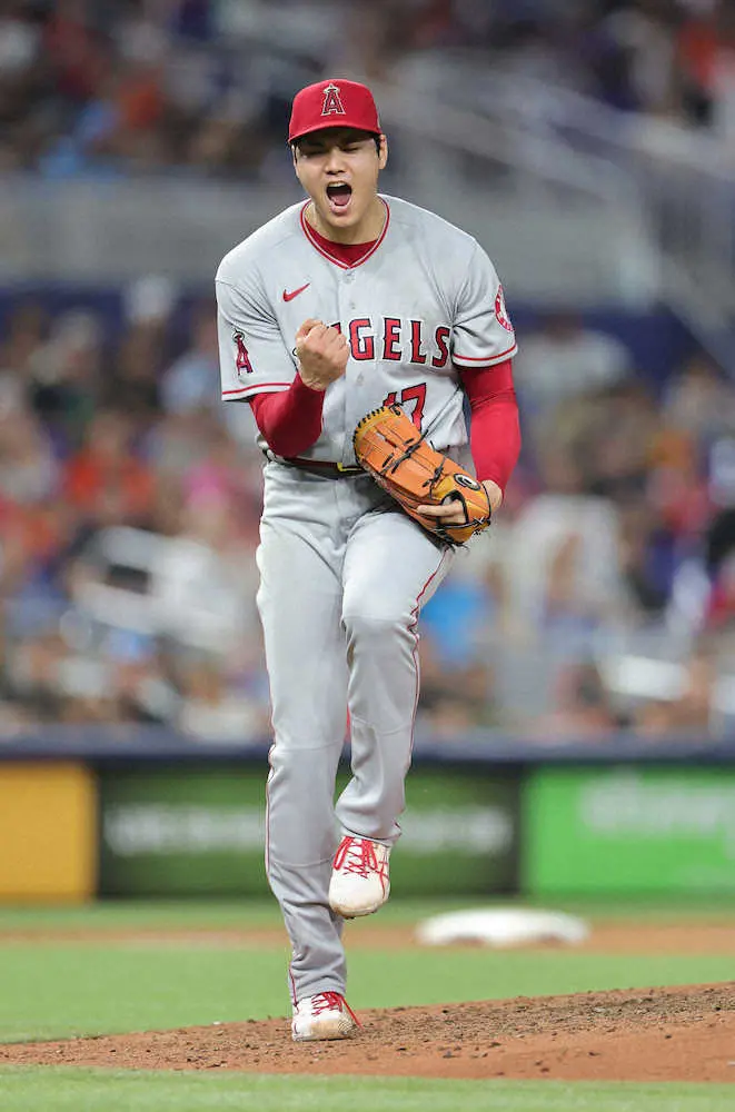 【画像・写真】エンゼルス大谷の歴史的二刀流8勝目に米メディアもホレボレ「オオタニにもっと感謝してほしい」