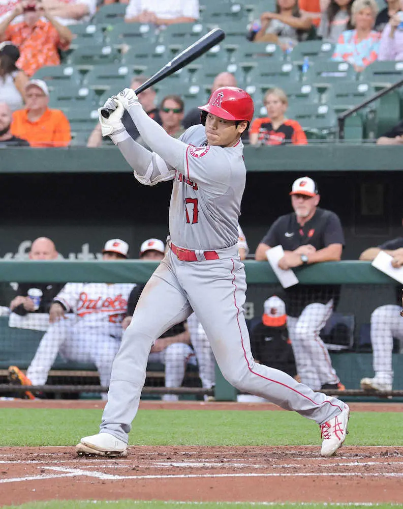 【画像・写真】大谷翔平　3の0、1四球で2試合ぶり無安打　ベーブ・ルース生誕地で“沈黙”エ軍は敗れ再び借金8