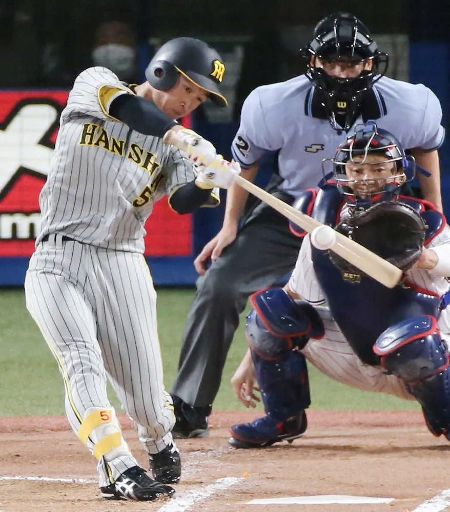 【画像・写真】阪神、近本の華麗なるリスタート本塁打で大勝　前夜に連続安打ストップも「3番らしくやろうと思っていた」