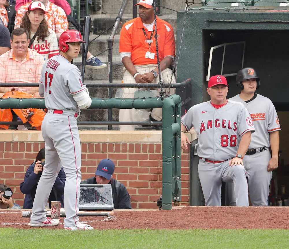 【画像・写真】大谷翔平　2戦連発ならず、3打数無安打　チームも3連敗で借金10