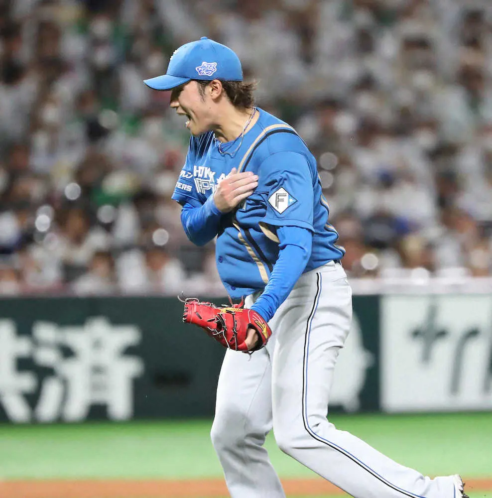 【画像・写真】日本ハム・大海7勝目　自称「小化けフォーク」を駆使して自己最多135球投げ抜いた