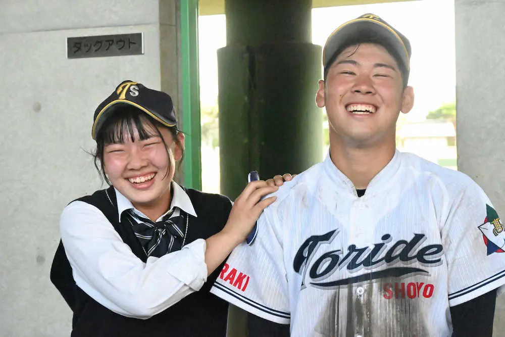 【画像・写真】双子の木内姉弟が初戦突破に貢献　弟・龍之介捕手「次も仲間と野球ができる」取手松陽が太田一に勝利