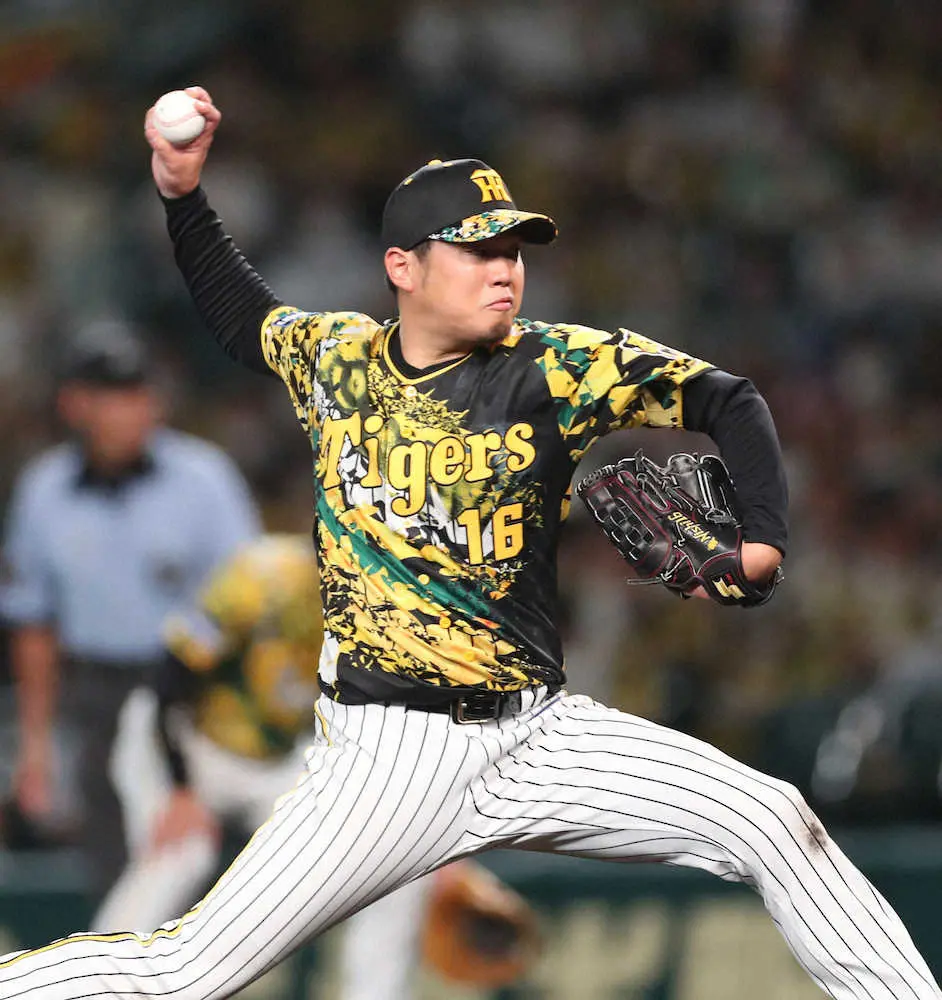 【画像・写真】阪神・西勇、巨人斬り8回零封で6勝目　今季最多124球の熱投「野手に感謝したい」