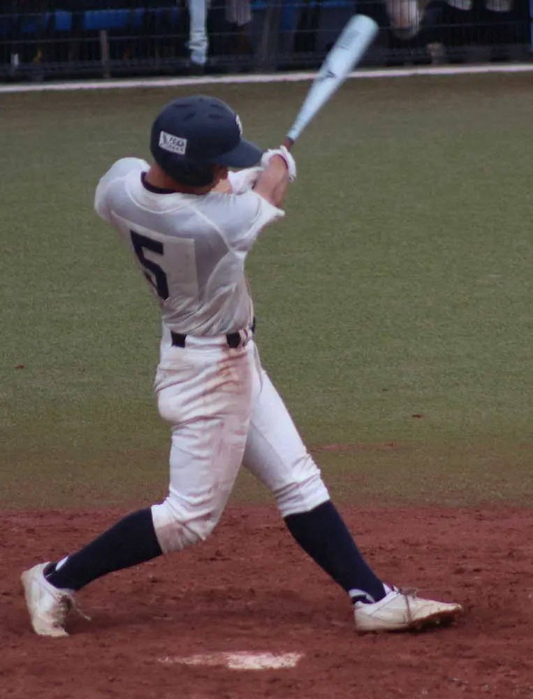 【画像・写真】市船橋・谷藤　オリックス杉本流トレ効果、ラオウ弾＆4打点「次も一球一球集中したい」