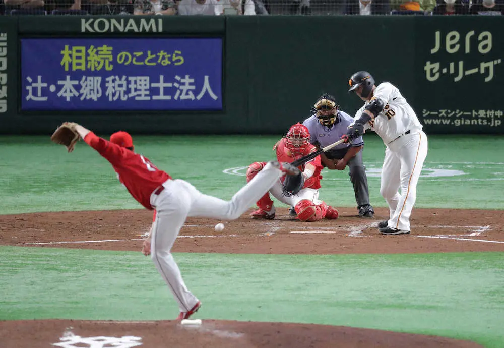 【画像・写真】巨人　中田翔の二ゴロで27イニングぶり得点も無死満塁で1点だけ　連続適時打なしは71イニングに伸びる