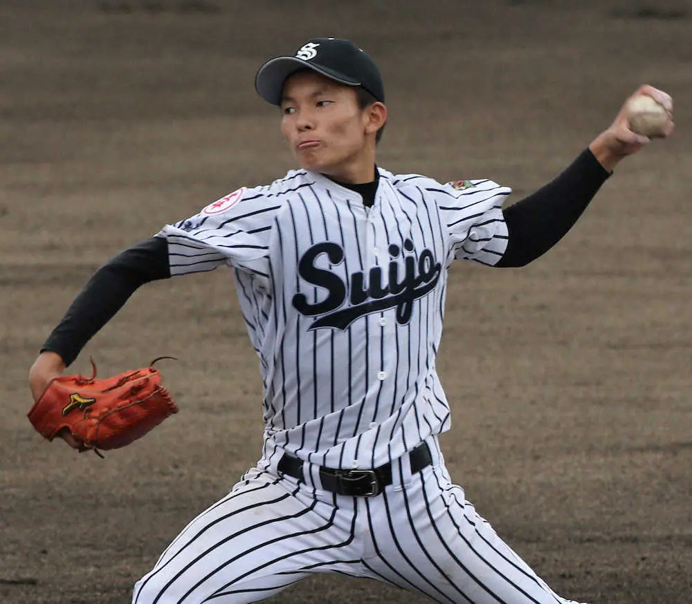 【画像・写真】水城　大塚主将が決勝中犠飛＆好リリーフ5回無失点！初戦突破導いた