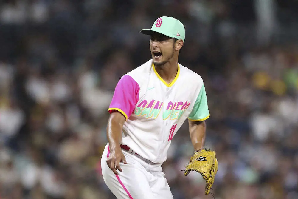 【画像・写真】パドレス・ダルビッシュが今季8勝目で日米180勝達成！　「大きな数字。いろんな思い出がある」