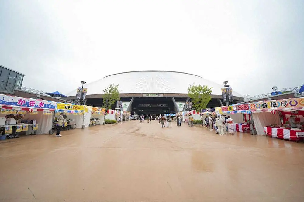 【画像・写真】西武の本拠・ベルドで「夏祭り」18日まで無料開催中　イカ焼き、スーパーボールすくい、盆踊り…夏満載