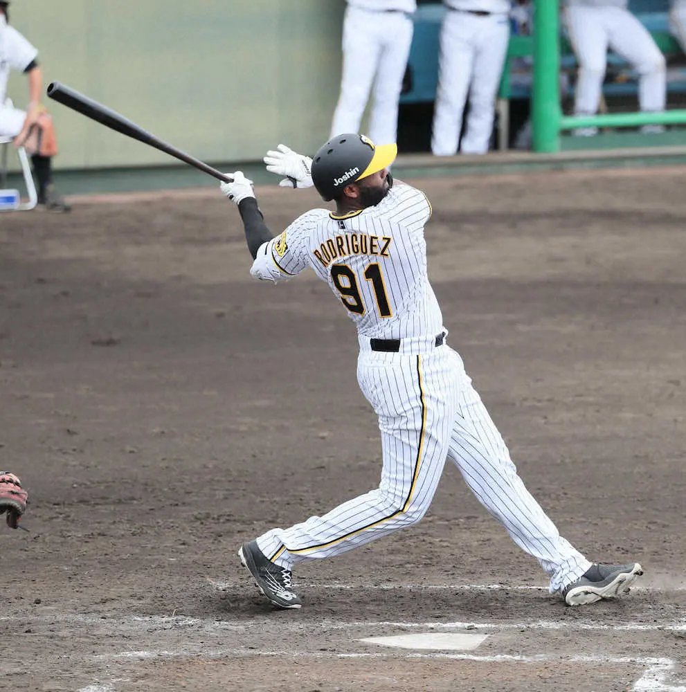 【画像・写真】阪神「A・ロッド」が1軍昇格へ着々　来日初タイムリーに平田監督も高評価「順調じゃない?」