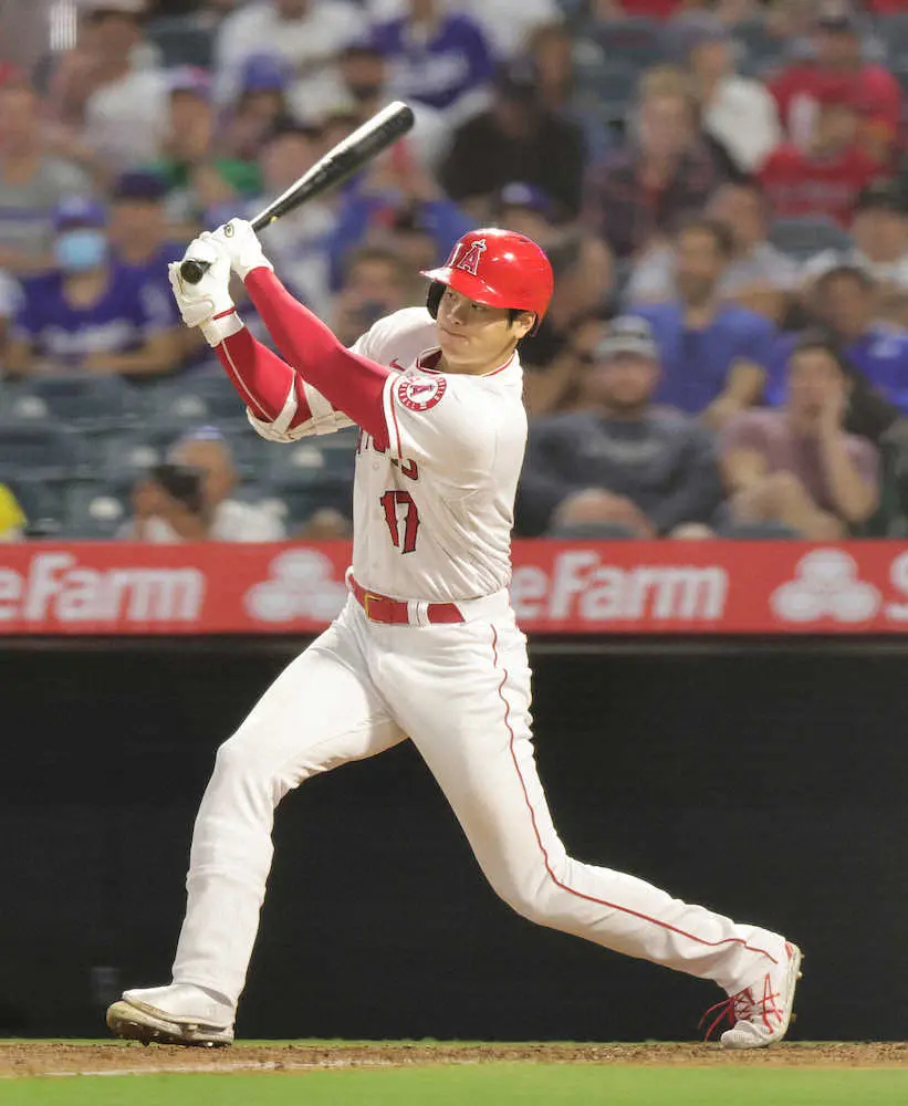 【画像・写真】大谷、前半戦マルチ安打締めも　エンゼルス借金最多14、大谷登板日以外は13連敗　大谷は球宴へ