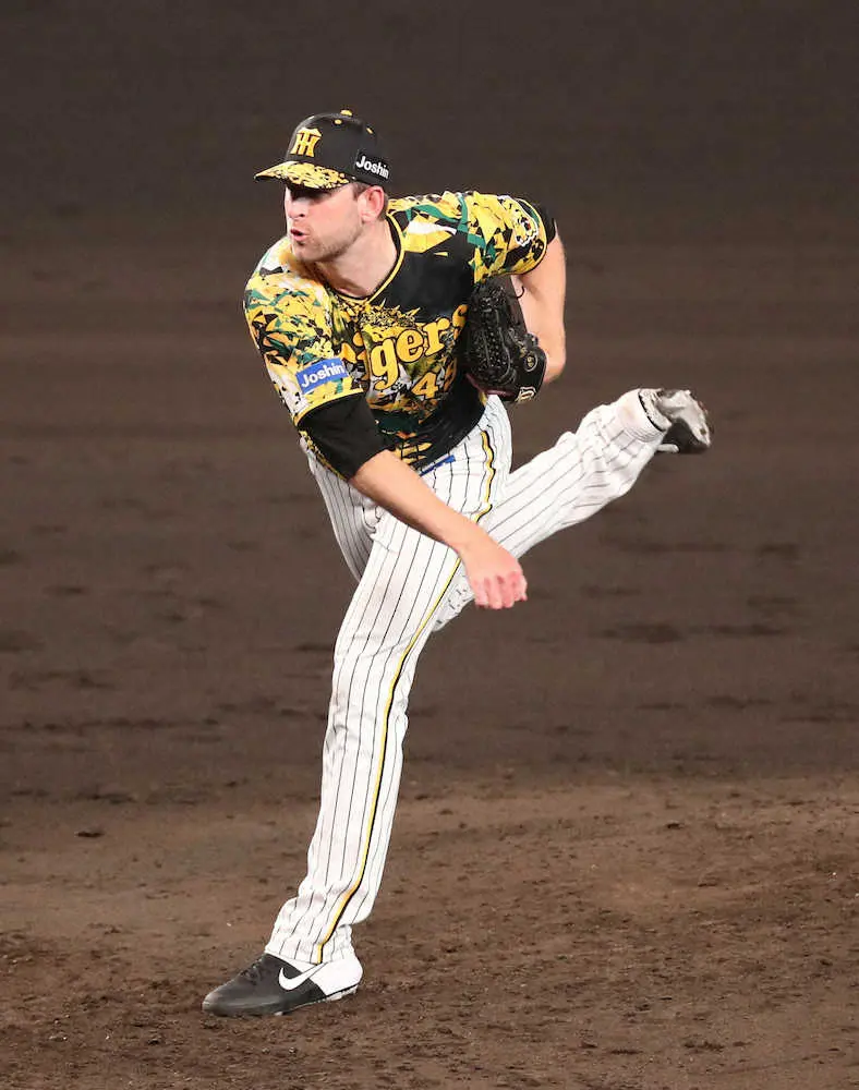 【画像・写真】阪神・ガンケル、竜キラー健在　8回3安打1失点の力投