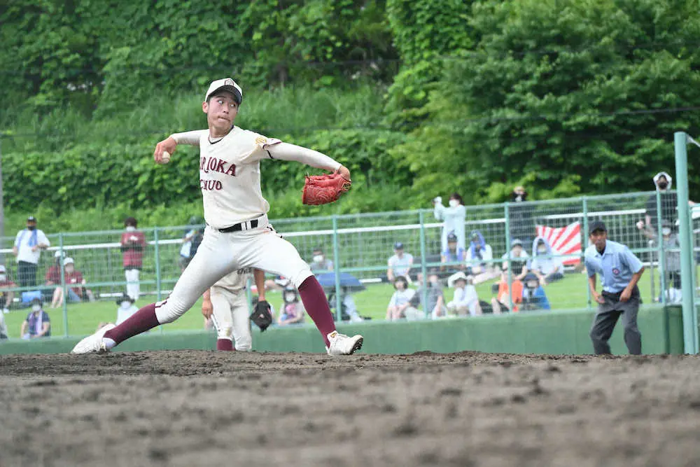 【画像・写真】岩手に新怪物！盛岡中央・斎藤　152キロ完封！自己最速2キロ更新　球場表示は156キロも「多分バグ」